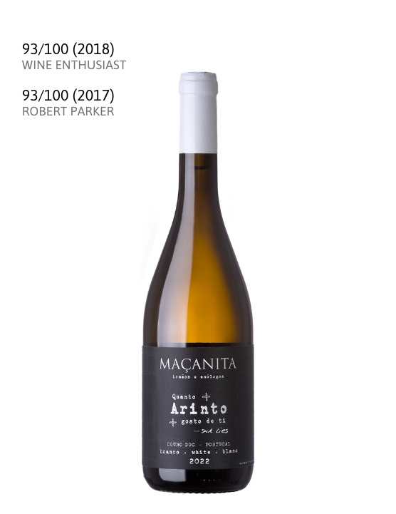 white wine from Douro Quanto + Arinto + Gosto de Ti