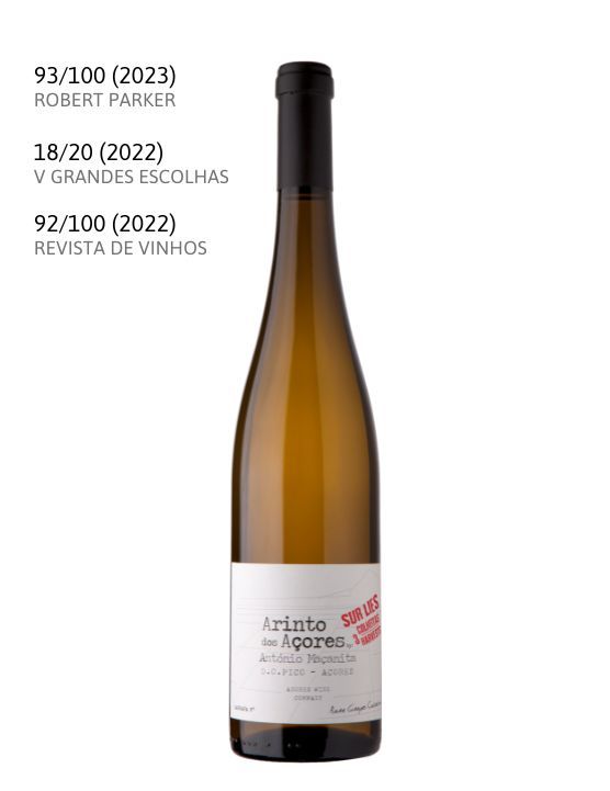 wine from Azores Arinto dos Açores Sur Lies 3 Colheitas
