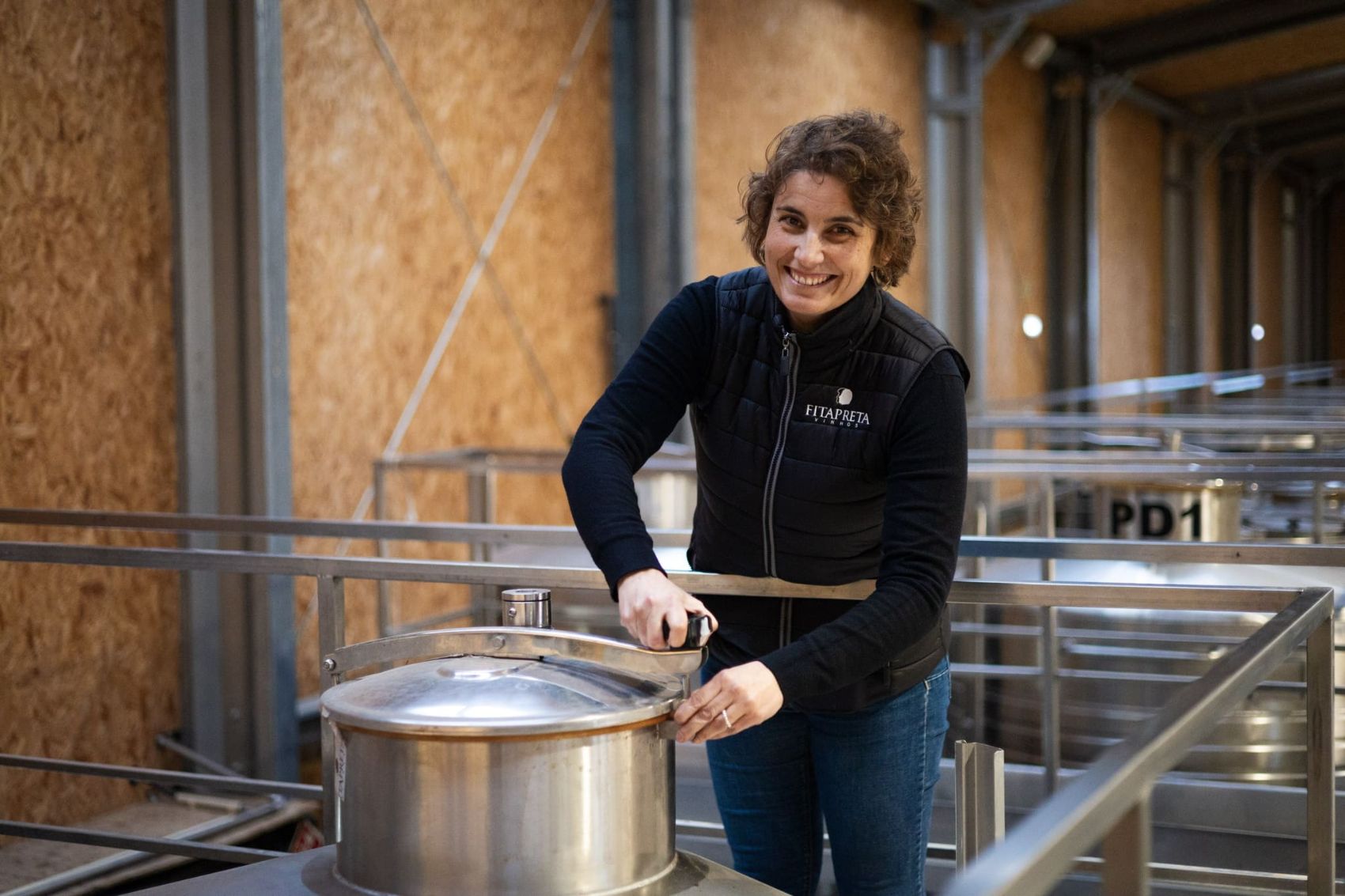 Sandra Sárria - sócia da Fitapreta Vinhos