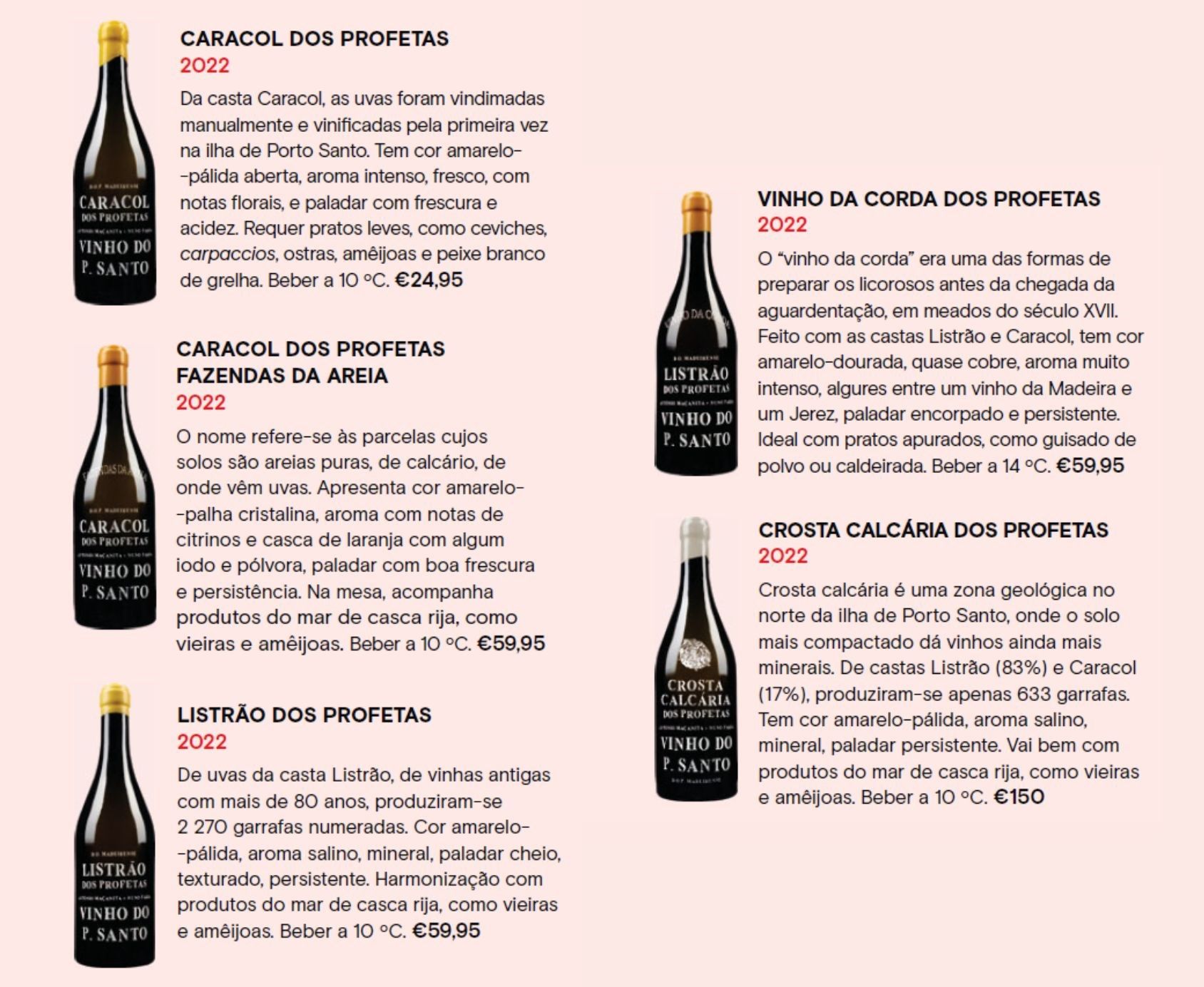 Vinhos dos Profetas e Villões pela Revista Visão Sete